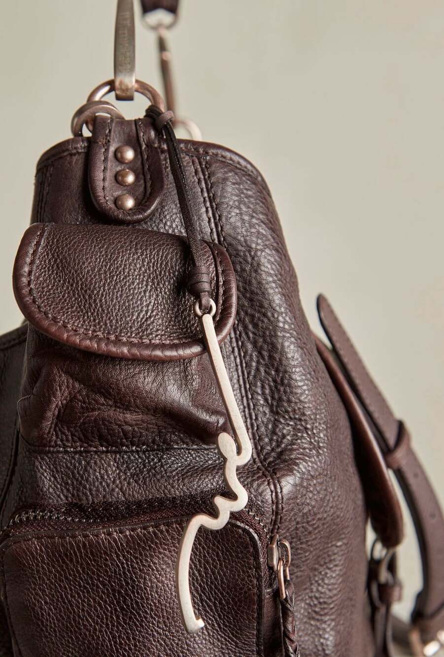 We The Free Baby Asher Tote Espresso Leather NWT - Picture 3 of 9